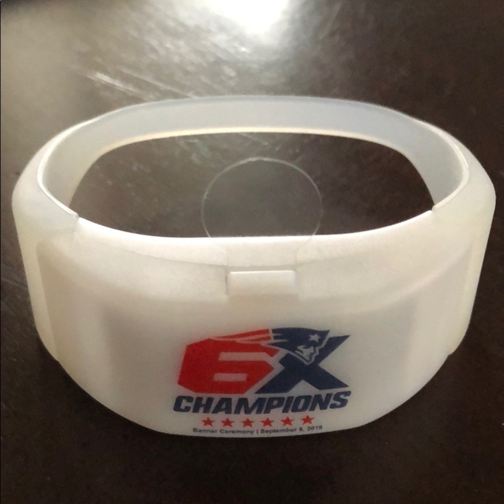 New England Patriots 6X Champions Wristband